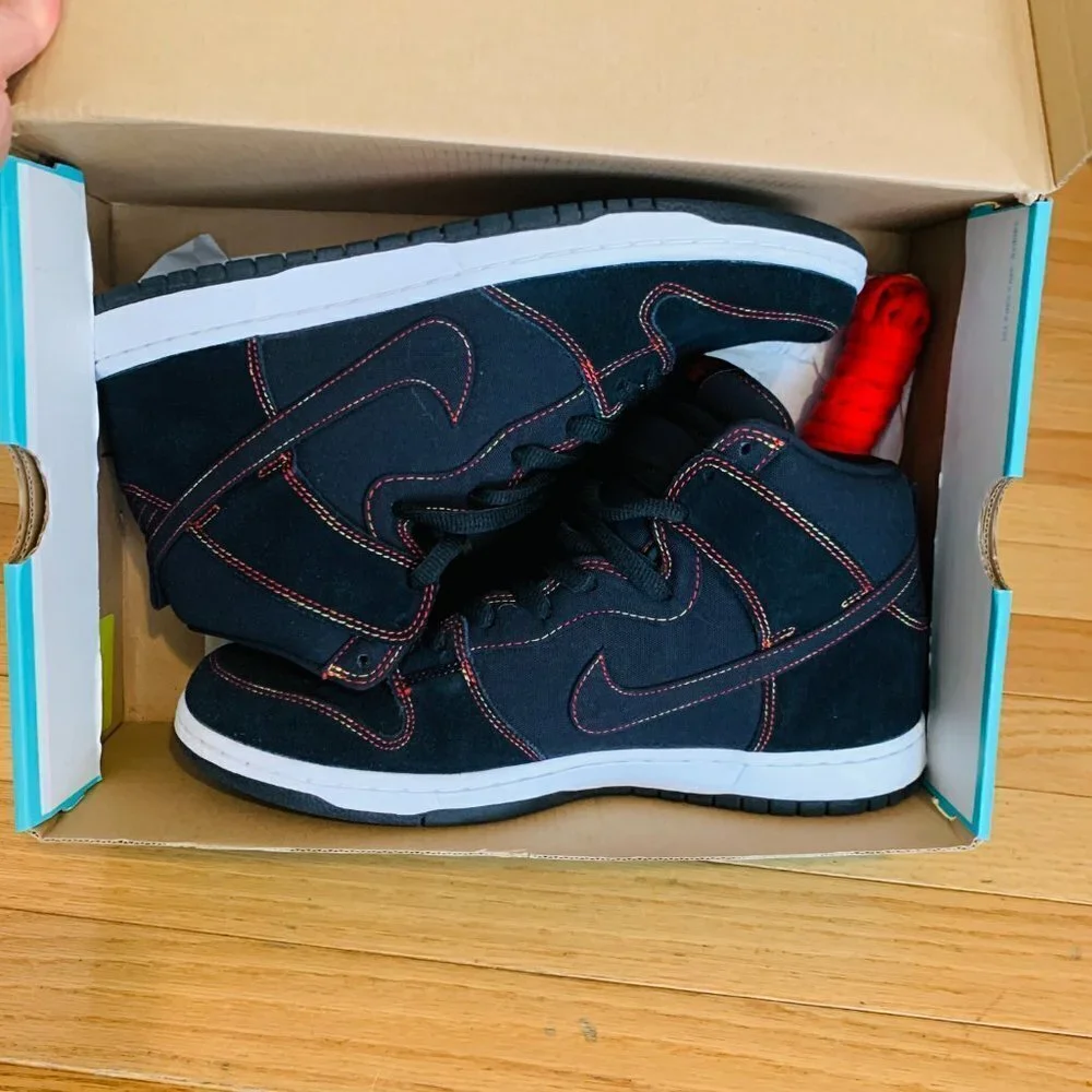 Nike SB Dunk High PRO SB Thermal Stitch 305050-012 Size 11.5 with Box